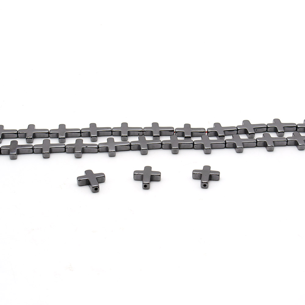 Фото товара гематит крест вытянутый 17*14 мм 