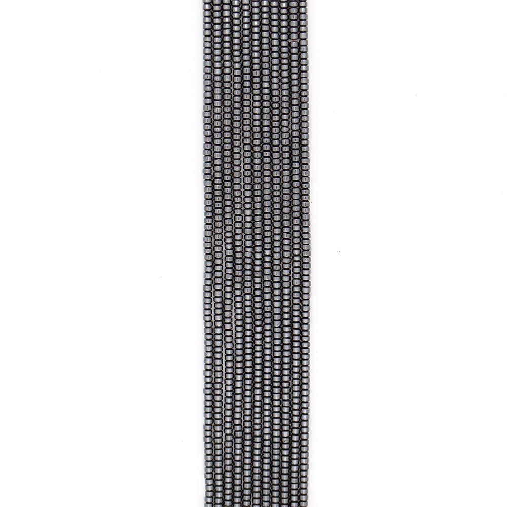 Фото товара гематит рондоль 3*4,5 мм