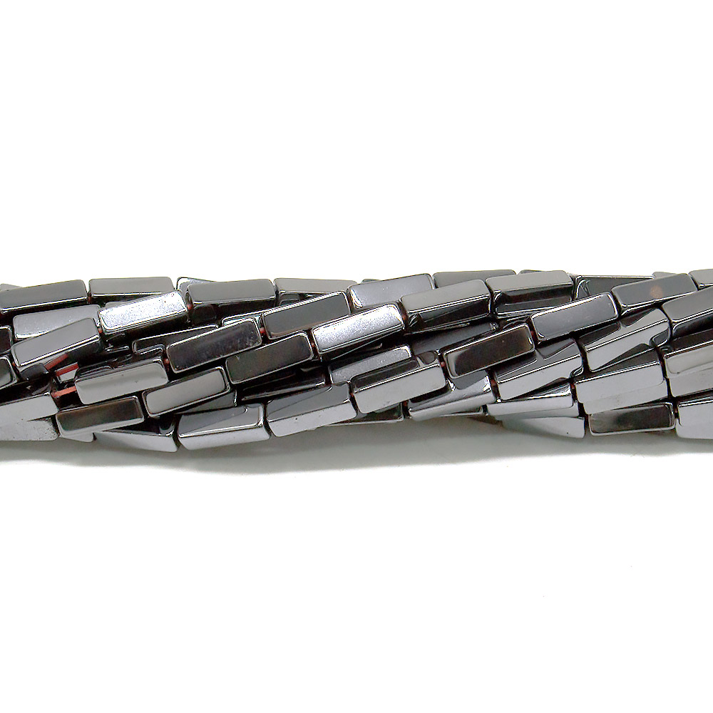 Гематит прямоугольник прямой 9*3 мм 