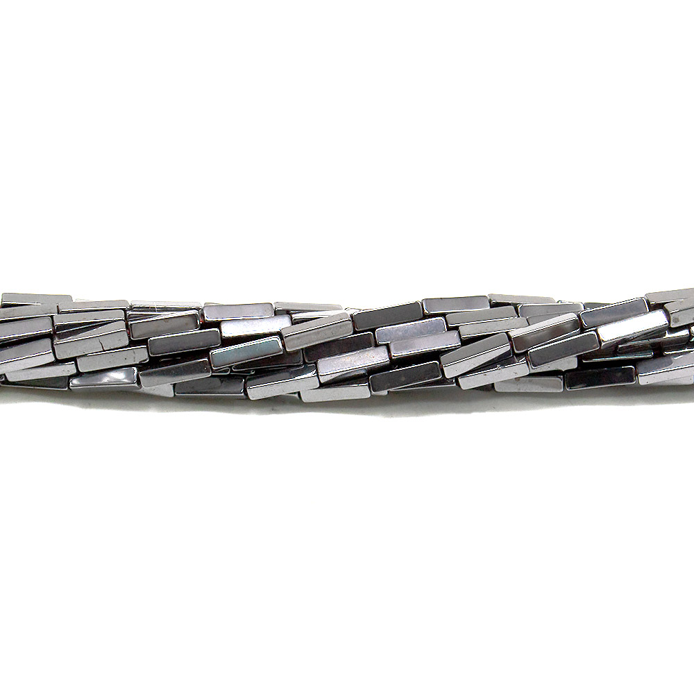 Фото товара гематит прямоугольник ровный 8*2 мм 