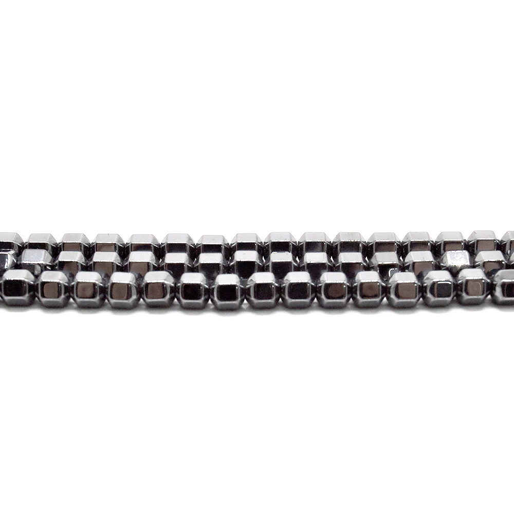 Фото товара гематит биконус с гранями 6*6 мм