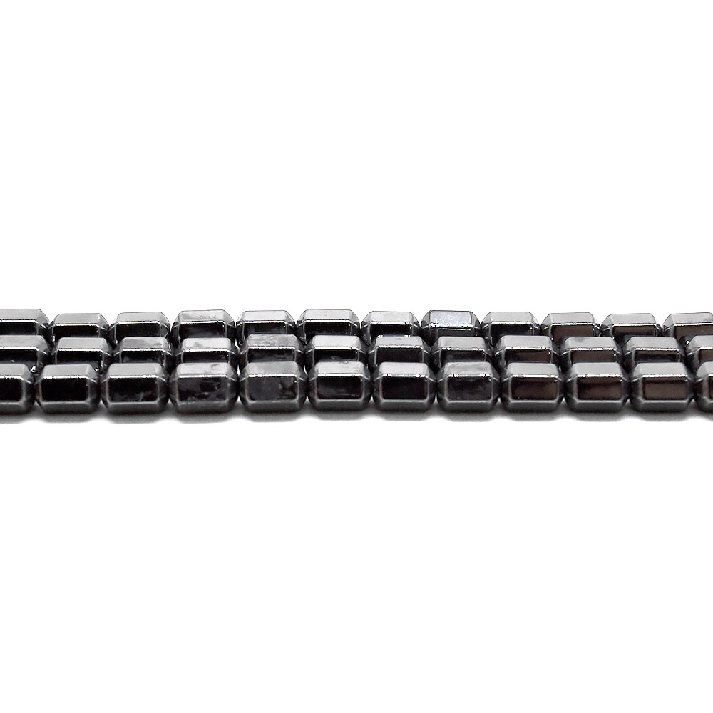 Гематит биконус вытянутый граненый 8*5 мм