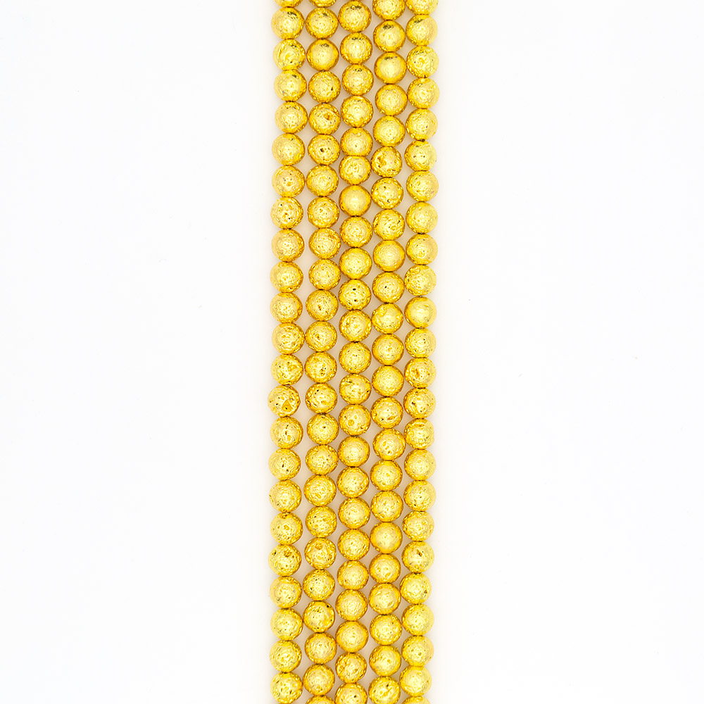 Фото товара лава с покрытием золото 10 мм