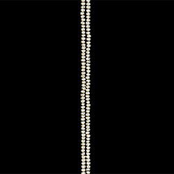 Фото товара лава с покрытием серебро рондоль 4*6 мм