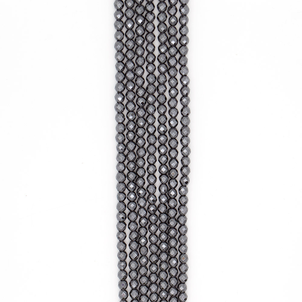 Фото товара гематит крупная грань 8 мм 2