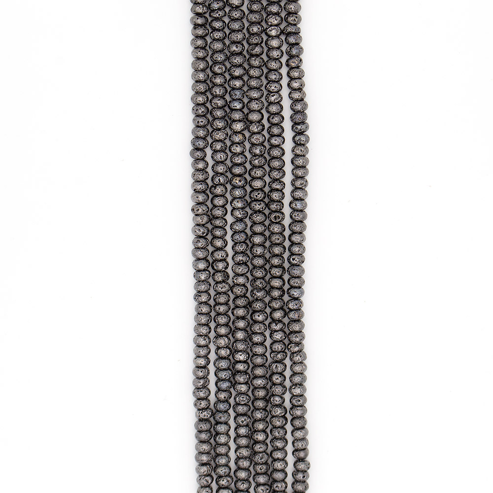 Фото товара лава с покрытием хром 5*8 мм