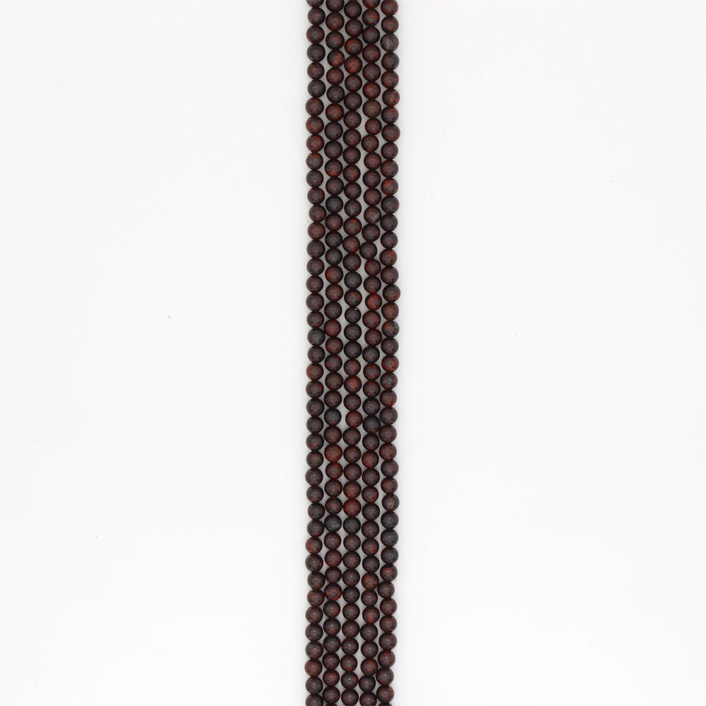 Фото товара яшма красная темная 6 мм