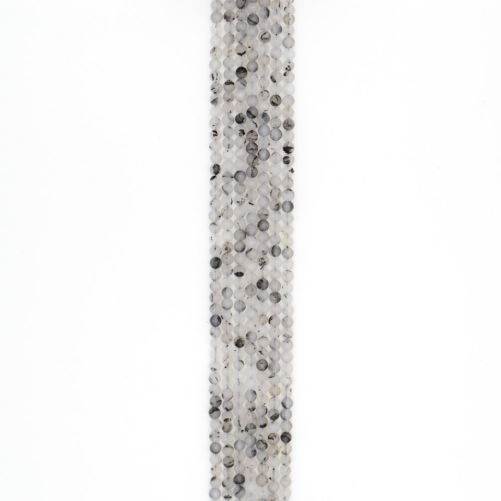 Фото товара кварц цвет черный волосатик 6 мм