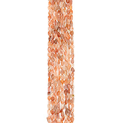 Солнечный камень галтовка 8*6 мм