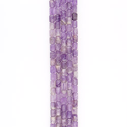 Аметист лавандовый цилиндр трехсторонний 13*10 мм