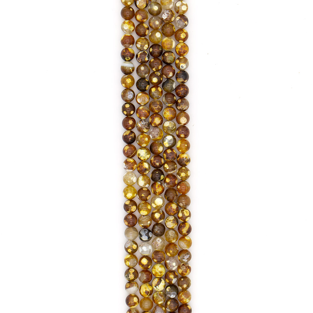 Фото товара агат шар цвет черепаховый 10 мм