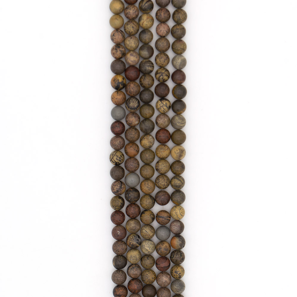 Фото товара яшма черепаховая серая 12 мм