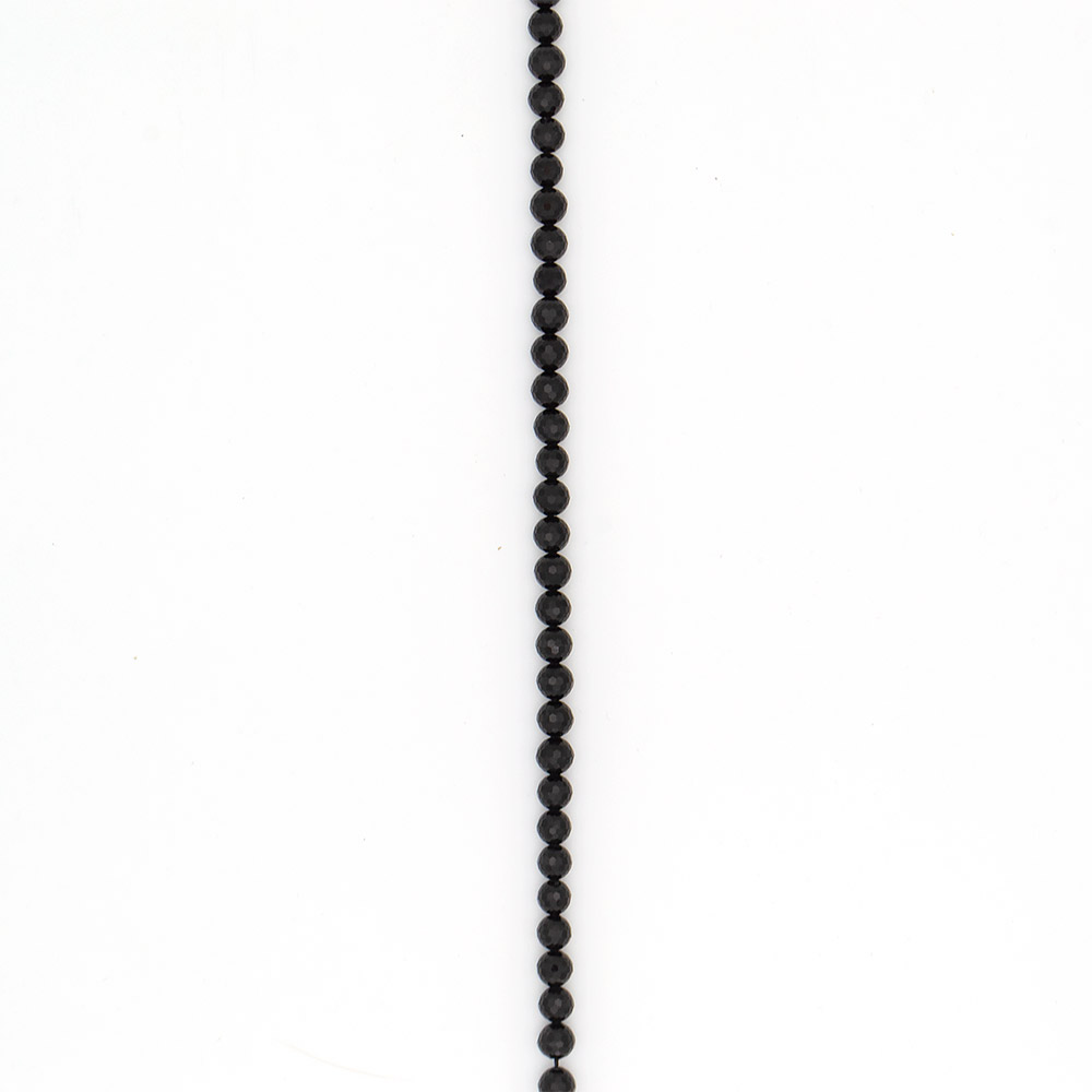 Фото товара турмалин черный шар грань 8 мм