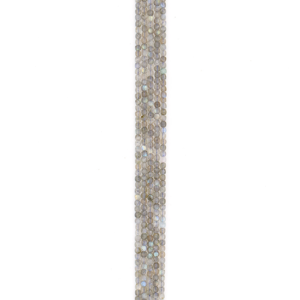 Фото товара лабрадор светлый кубик граненый 5*5 мм