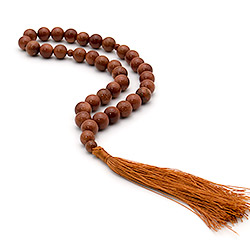 Четки из авантюрина синтетического коричневого 12 мм 33 бусины