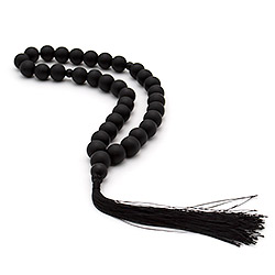 Четки из шунгита 12 мм 33 бусины