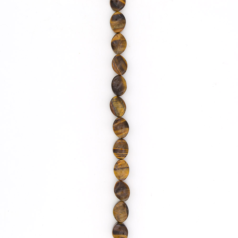 Фото товара тигровый глаз таблетка витая 20*15 мм