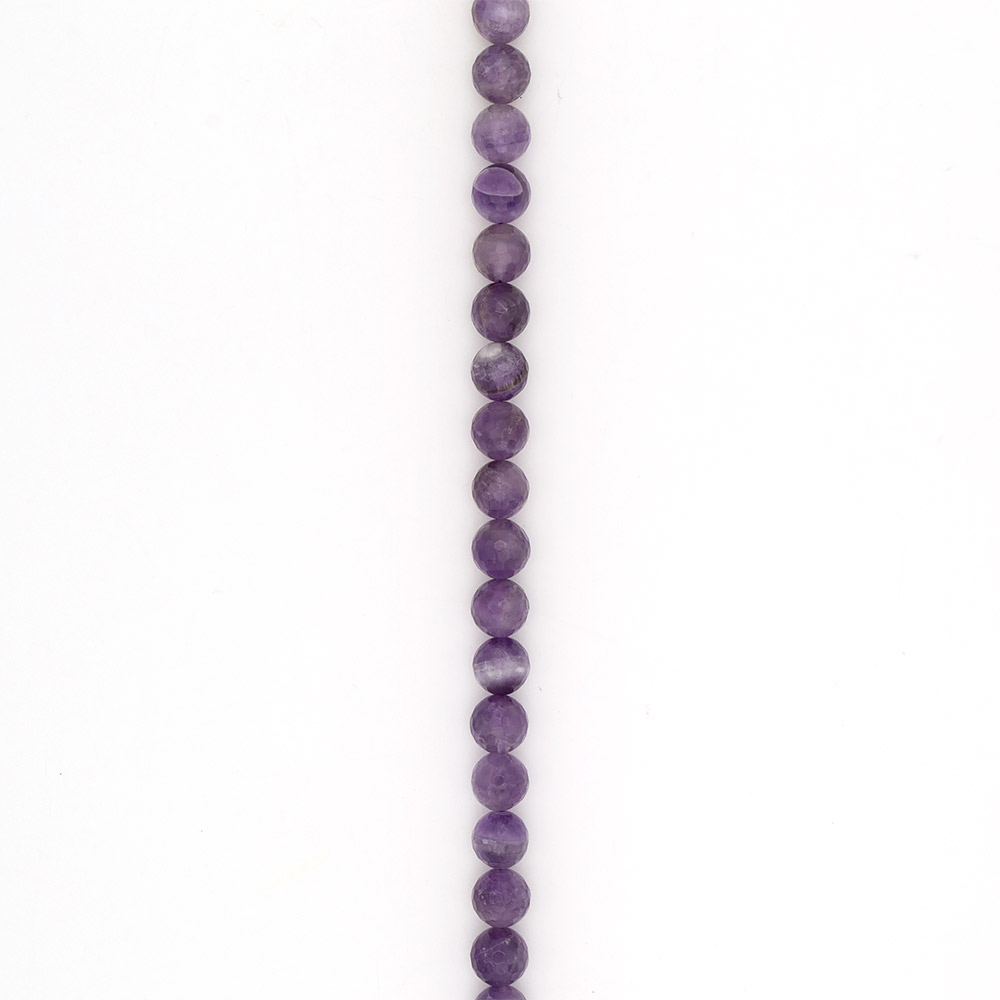 Фото товара аметист шар темный 14 мм мелкая грань