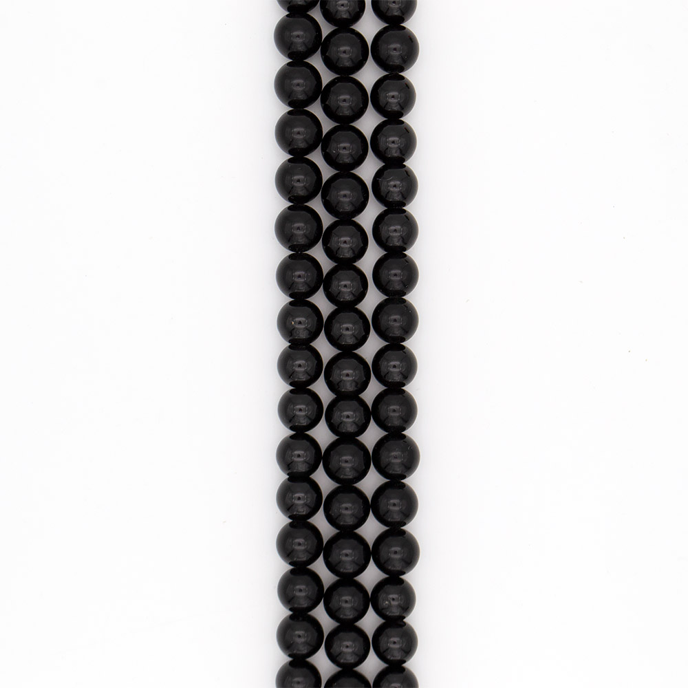 Фото товара агат имитация шар цвет черный 14 мм