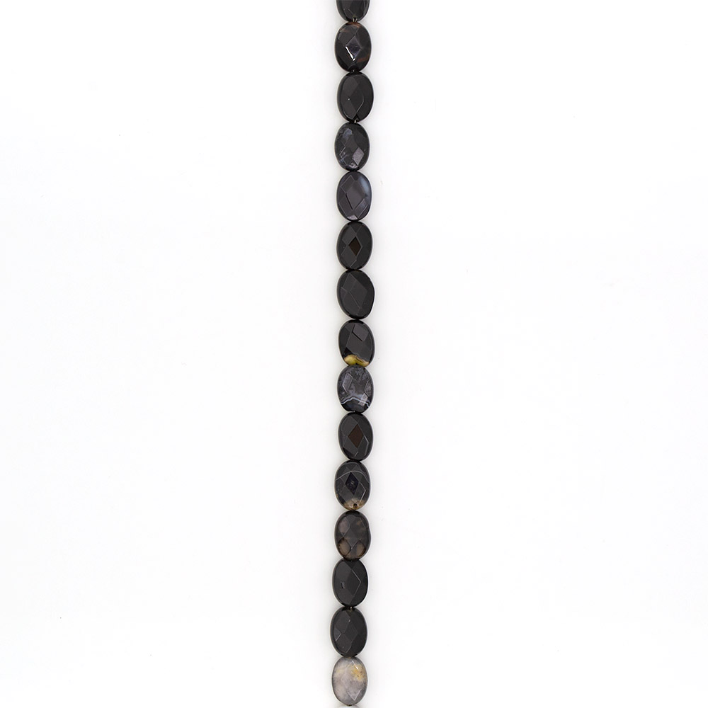 Фото товара агат таблетка цвет черный 18*13 мм