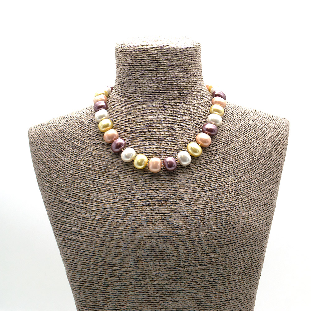 Фото товара бусы из майорки цвет ассорти рондоль