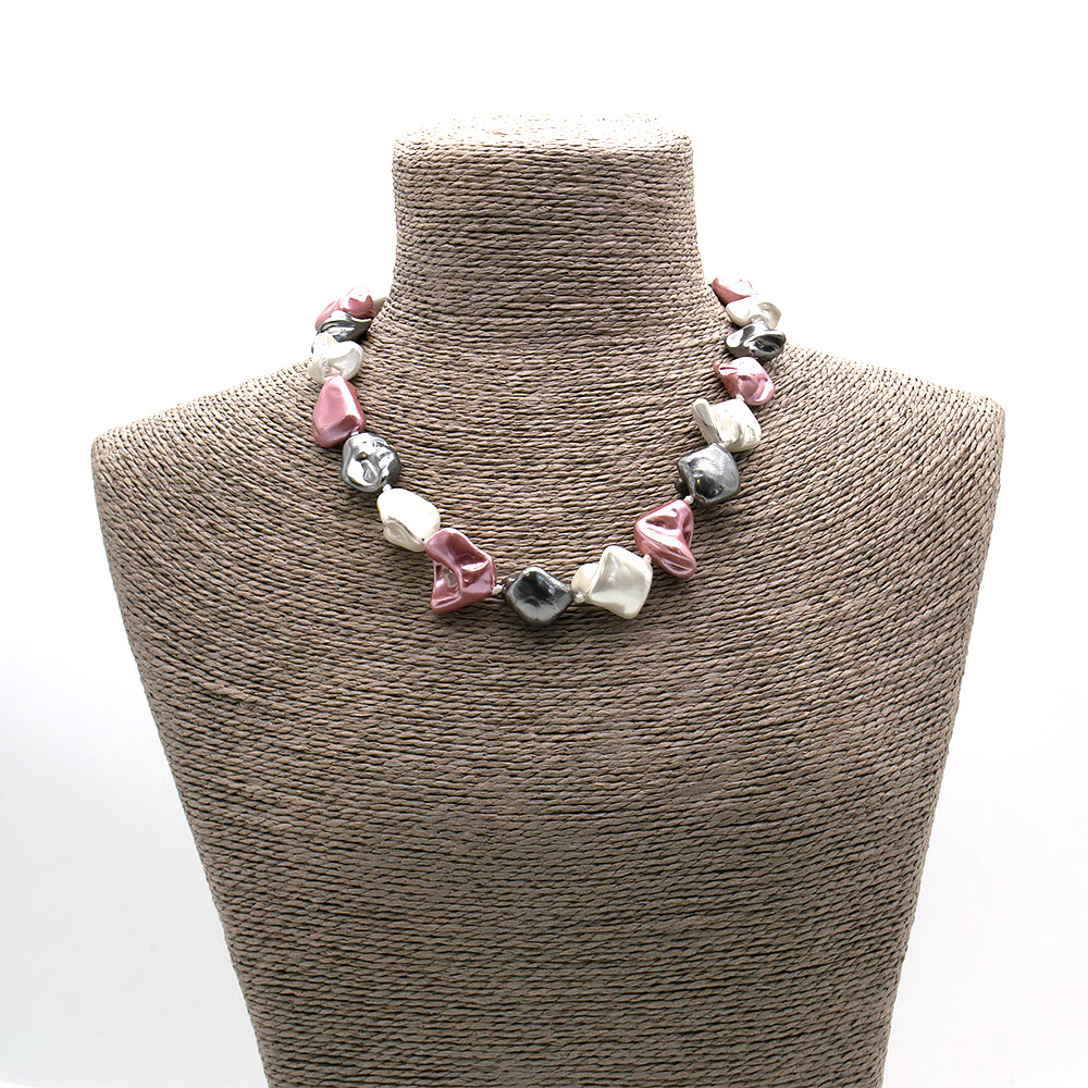 Фото товара бусы из майорки барокко цвет ассорти