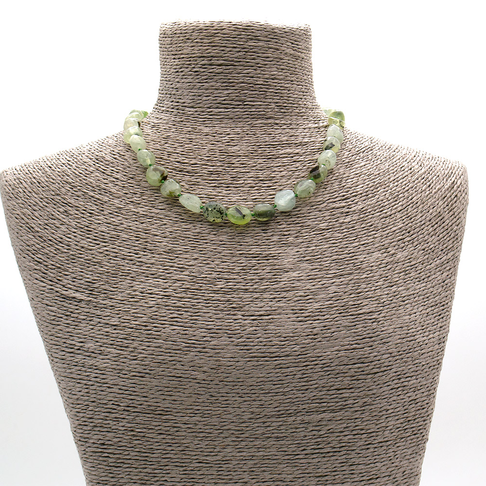 Фото товара бусы из пренита галтовка 15*11 мм