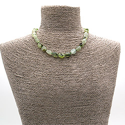 Бусы из пренита галтовка 15*11 мм