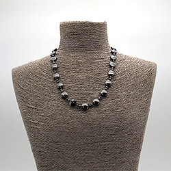 Бусы из гематита таблетка круглая 12 мм