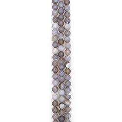 Агат шар цвет светло-серый 12 мм