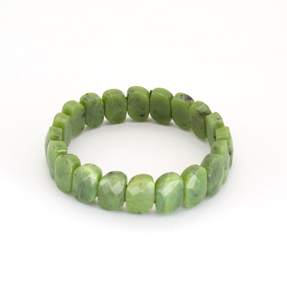 Фото товара браслет из нефрита сегмент 15*10 мм грань