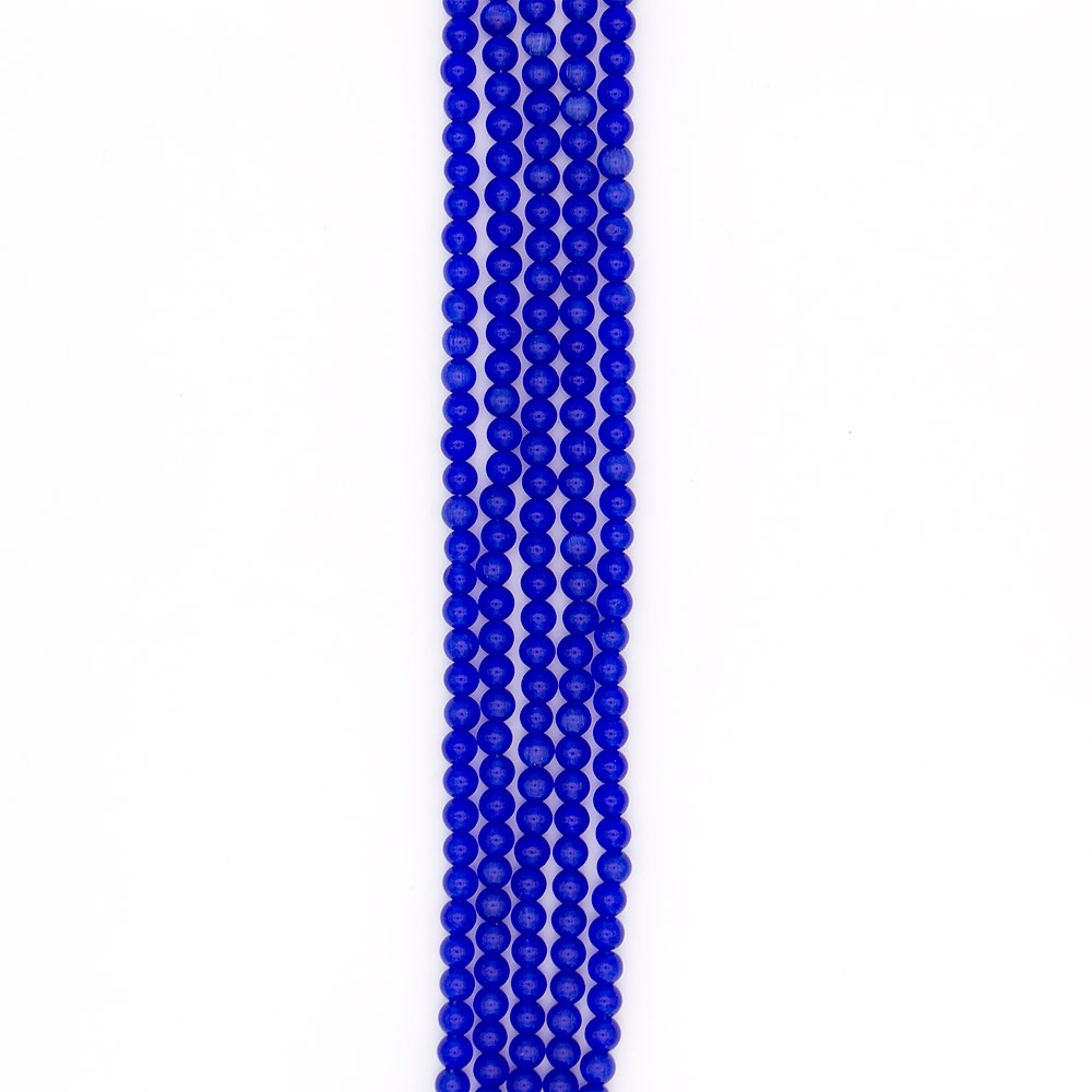 Фото товара кошачий глаз имитация шар цвет ультрамарин 8 мм 