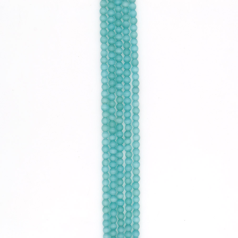 Фото товара кошачий глаз имитация шар цвет лазурный 8 мм 