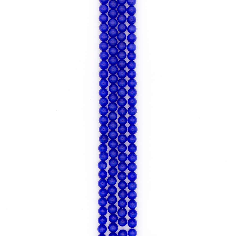 Фото товара кошачий глаз имитация цвет ультрамарин 10 мм 