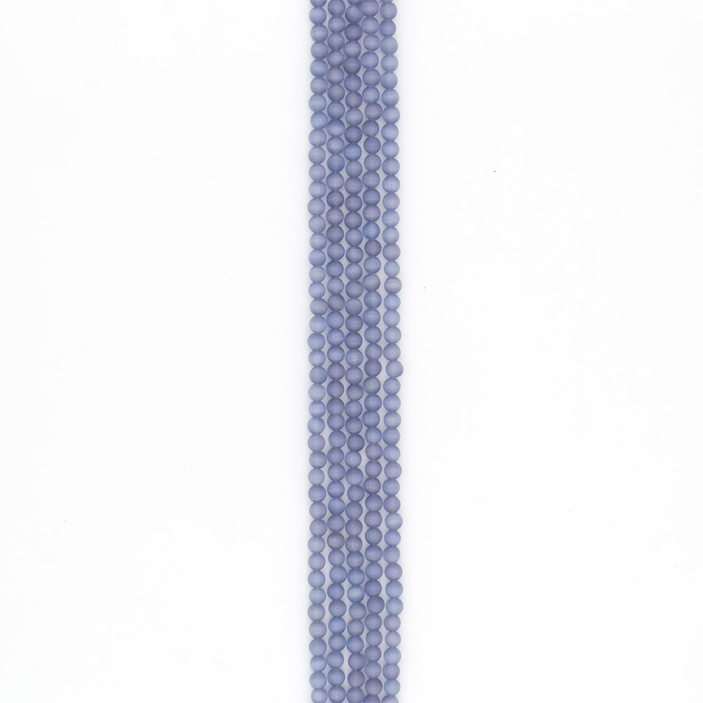 Фото товара кошачий глаз имитация шар цвет серо-фиолетовый 6 мм