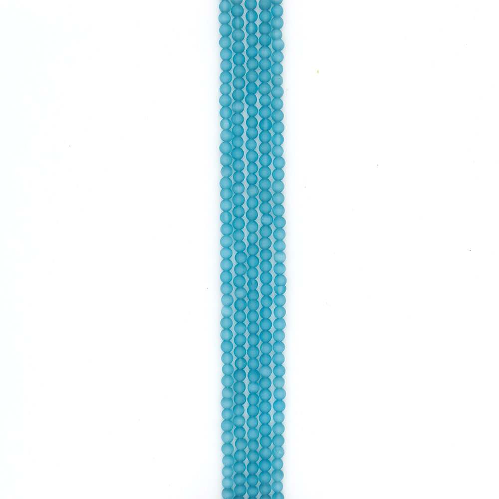 Фото товара кошачий глаз имитация шар цвет небесно-голубой 6 мм 