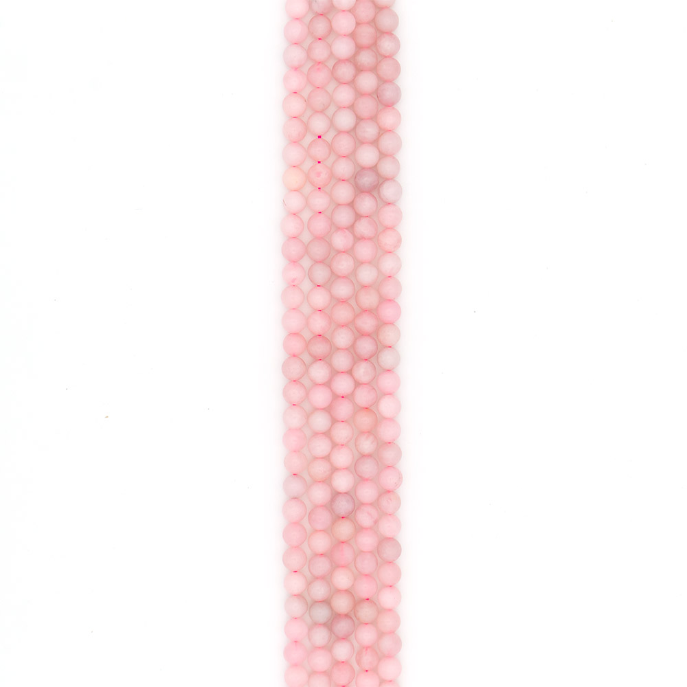 Фото товара кварц цвет розовый 8 мм