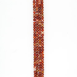 Фото товара сердолик бело-рыжий 8 мм