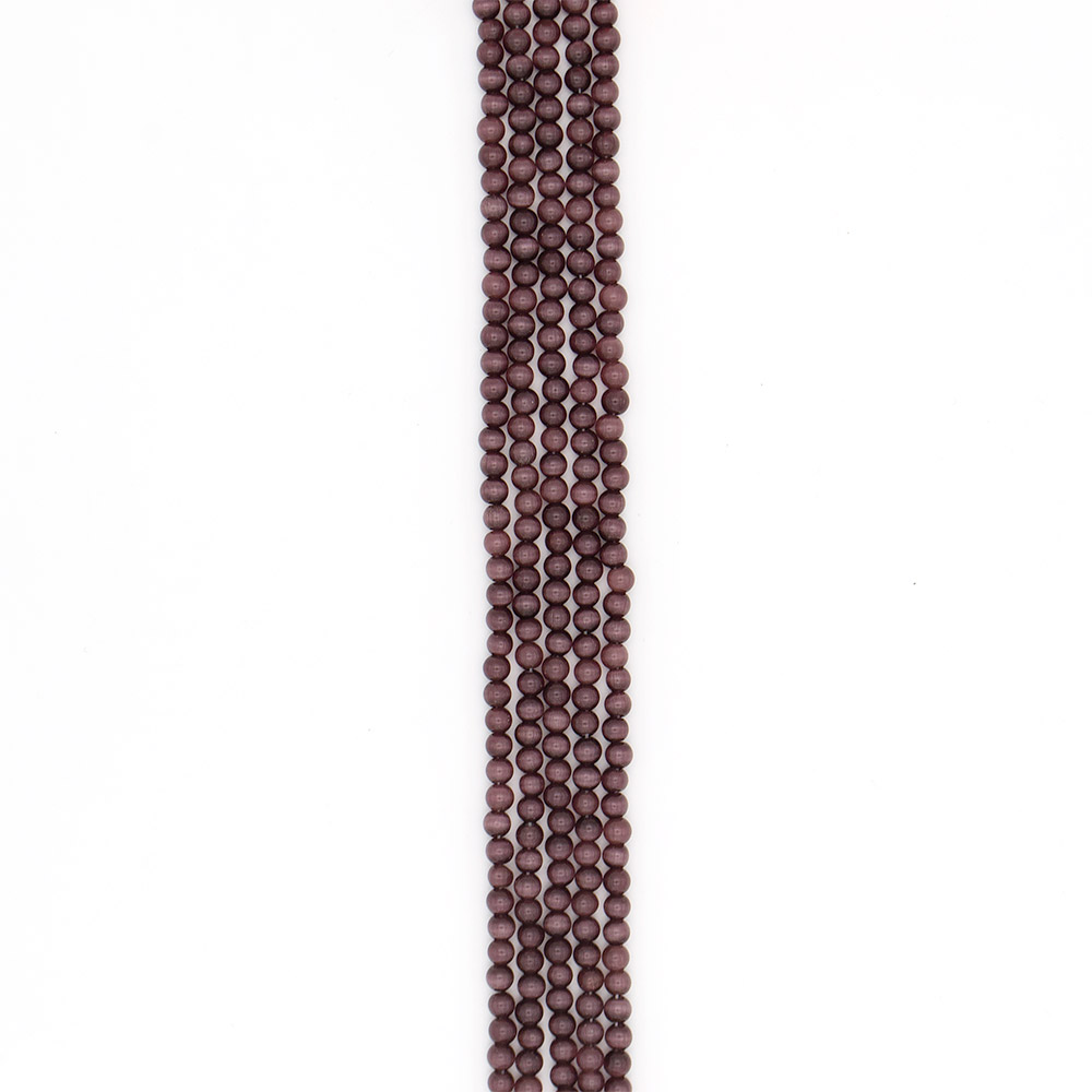 Фото товара кошачий глаз имитация шар цвет сливовый 6 мм