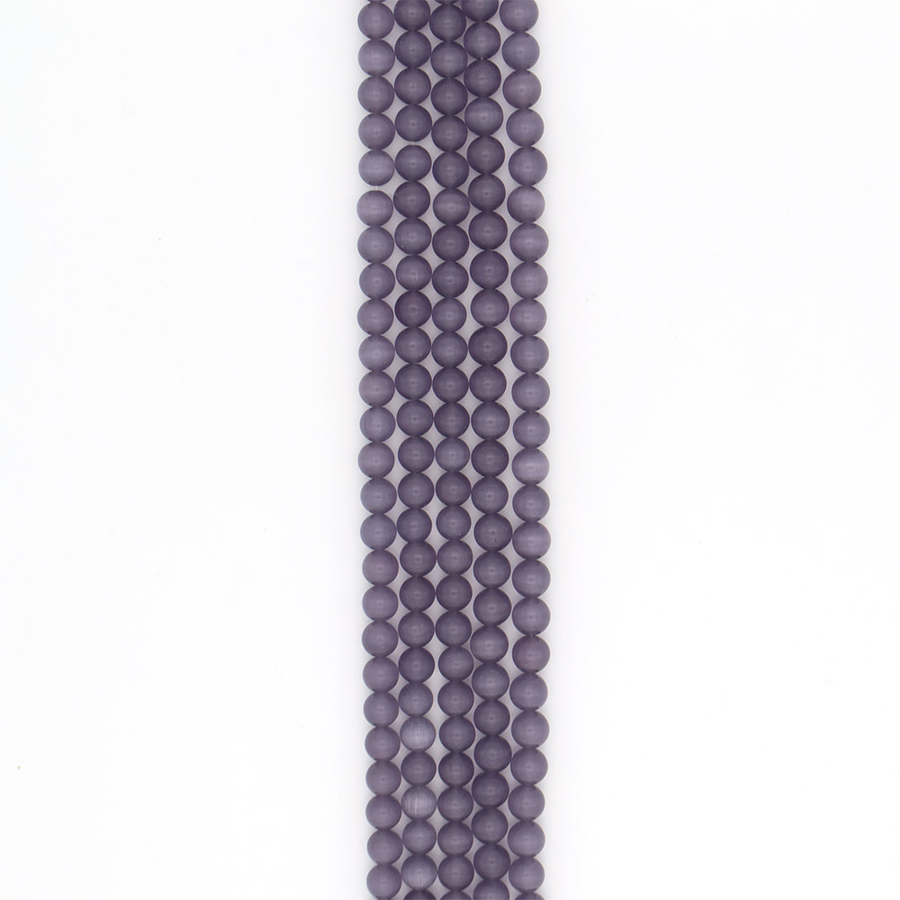 Фото товара кошачий глаз имитация цвет аметист 10 мм