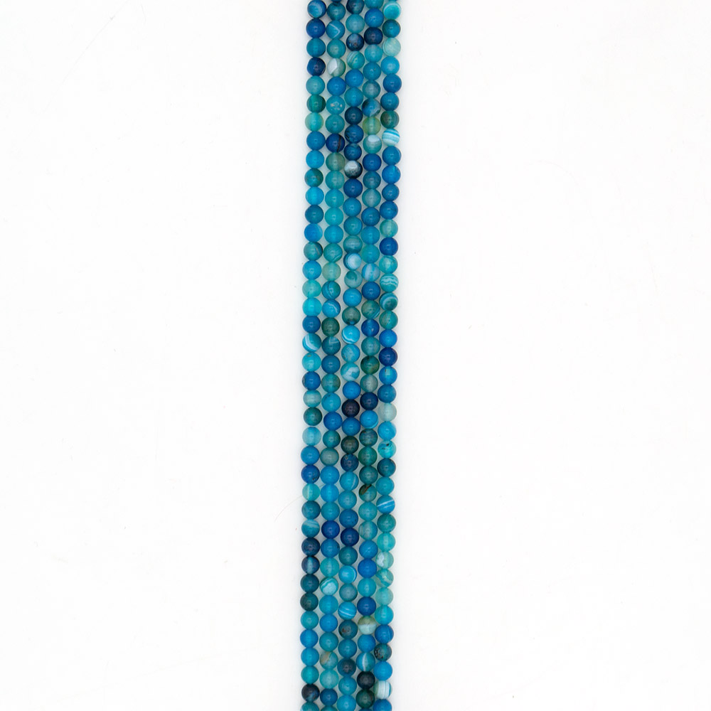Фото товара агат шар цвет сине-зеленый 6 мм