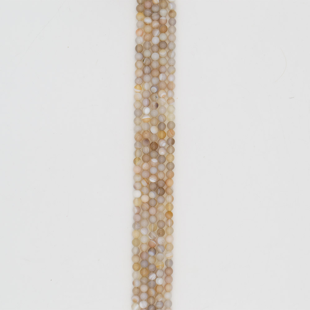 Фото товара агат шар цвет бежевый 6 мм