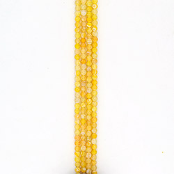 Агат кракле шар цвет желтый матовый 8 мм