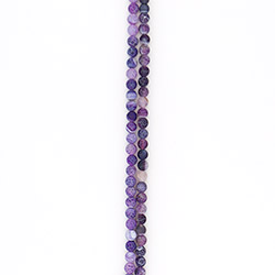 Агат кракле шар цвет темно-сиреневый матовый 10 мм