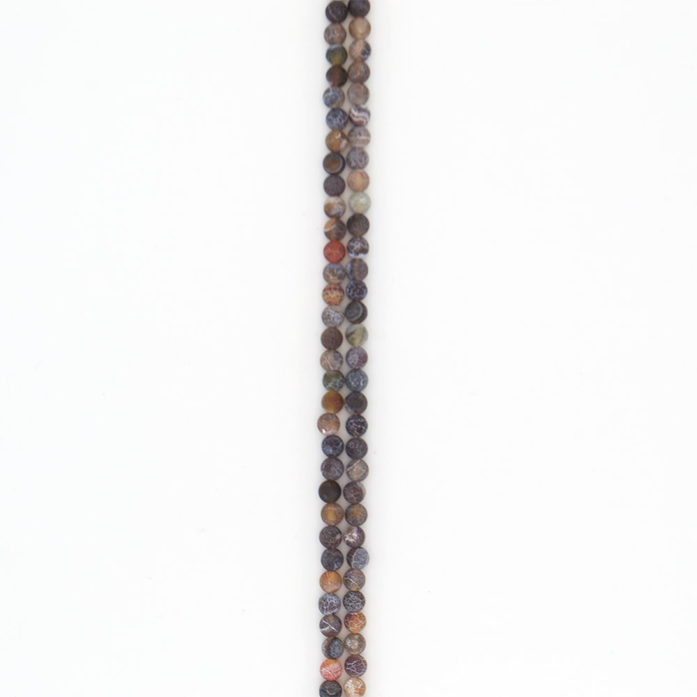 Фото товара агат кракле шар цвет ботсван матовый 8 мм