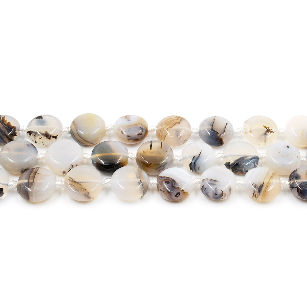 Фото товара агат таблетка моховый круглая 14 мм