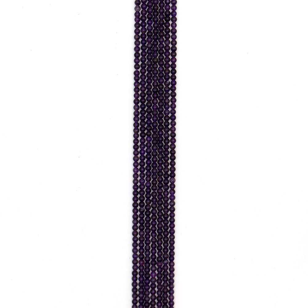 Фото товара аметист шар темный 5 мм в.с.