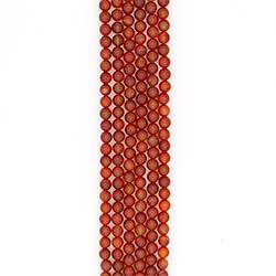 Фото товара сердолик рыжий однотонный 10 мм