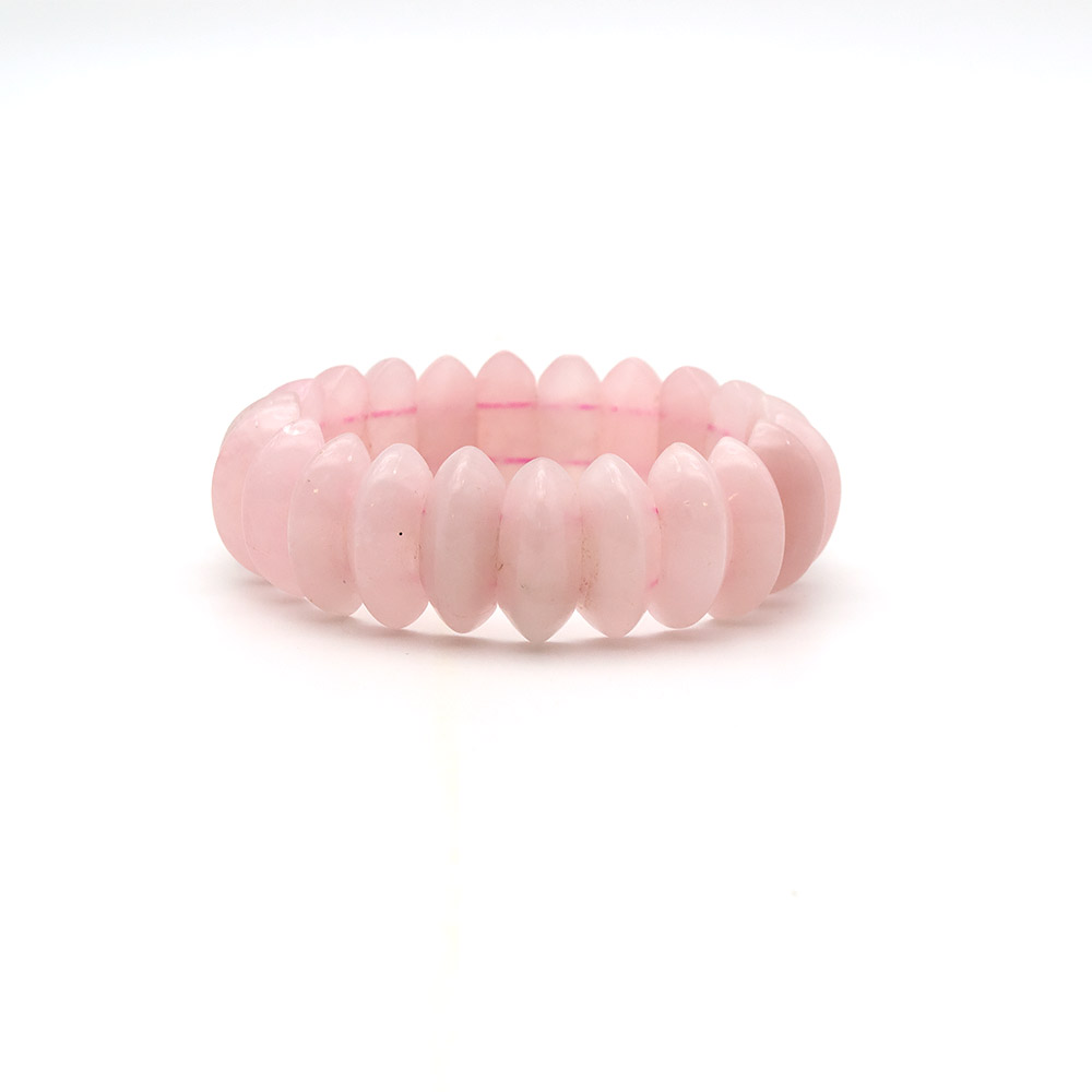 Фото товара браслет из розового кварца 23*10 мм