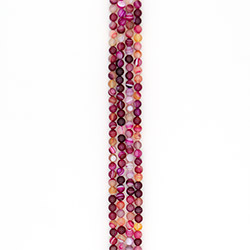 Агат шар цвет фуксия с желтым 8 мм